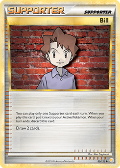 Bill 89/123 Pokémon card from HeartGold SoulSilver for sale at best price