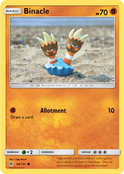 Binacle 66/131 Pokémon card from Forbidden Light for sale at best price