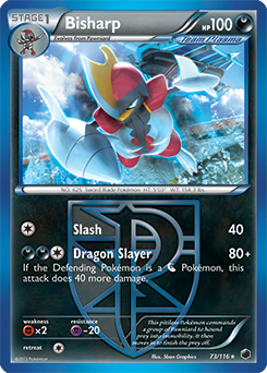 Bisharp 73/116 Pokémon card from Plasma Freeze for sale at best price