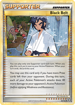 Black Belt 85/102 Pokémon card from Triumphant for sale at best price