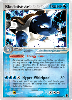 Blastoise EX 104/112 Pokémon card from Ex Fire Red Leaf Green for sale at best price