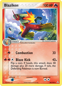Blaziken 20/110 Pokémon card from Ex Holon Phantoms for sale at best price
