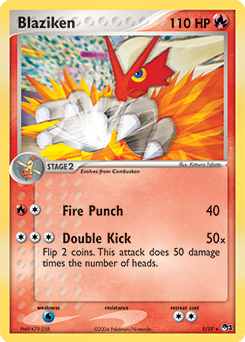 Blaziken 1/17 Pokémon card from POP 1 for sale at best price