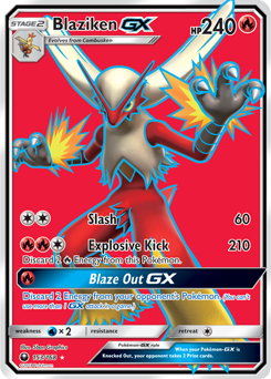 Blaziken GX 153/168 Pokémon card from Celestial Storm for sale at best price
