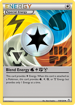 Uncommon Pokémon card Blend Energy 118/124 from Dragons Exalted expansion