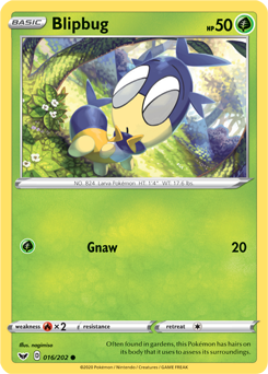 Blipbug 16/202 Pokémon card from Sword & Shield for sale at best price