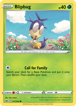 Blipbug 17/202 Pokémon card from Sword & Shield for sale at best price