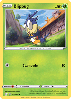 Blipbug 17/163 Pokémon card from Battle Styles for sale at best price