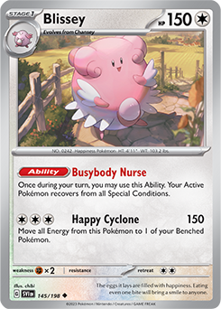 Blissey 145/198 Pokémon card from Scarlet & Violet for sale at best price