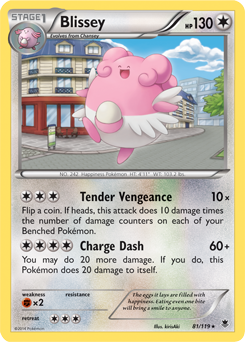 Blissey 81/119 Pokémon card from Phantom Forces for sale at best price