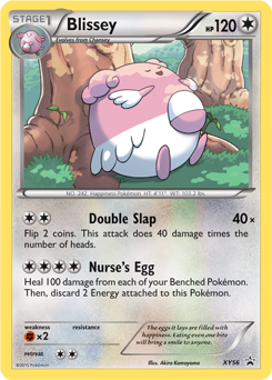 Promo Pokémon card Blissey XY56 from XY Promos expansion