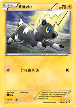 Blitzle 56/149 Pokémon card from Boundaries Crossed for sale at best price