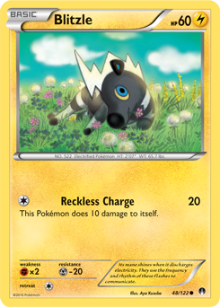 Blitzle 48/122 Pokémon card from Breakpoint for sale at best price