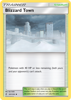 Blizzard Town 187/236 Pokémon card from Unified Minds for sale at best price