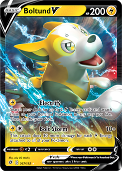 Boltund V 67/192 Pokémon card from Rebel Clash for sale at best price