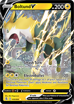 Boltund V 103/264 Pokémon card from Fusion Strike for sale at best price
