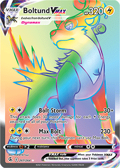 Boltund VMAX 267/264 Pokémon card from Fusion Strike for sale at best price