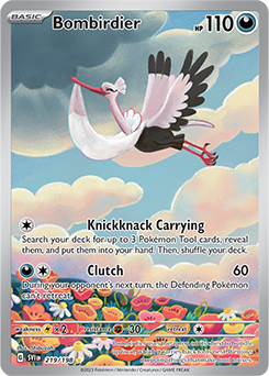 Bombirdier 219/198 Pokémon card from Scarlet & Violet for sale at best price