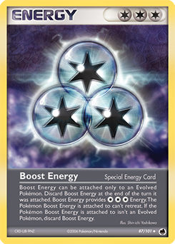 Boost Energy 87/101 Pokémon card from Ex Dragon Frontiers for sale at best price