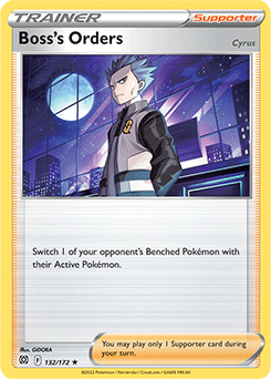 Boss's Orders 132/172 Pokémon card from Brilliant Stars for sale at best price