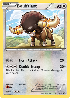 Bouffalant 90/114 Pokémon card from Black & White for sale at best price