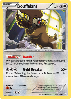 Bouffalant 110/124 Pokémon card from Dragons Exalted for sale at best price