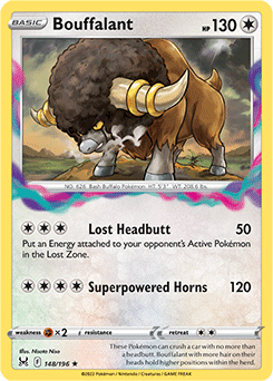 Bouffalant 148/196 Pokémon card from Lost Origin for sale at best price