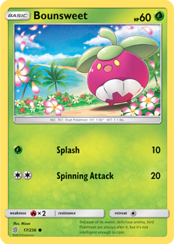 Bounsweet 17/236 Pokémon card from Unified Minds for sale at best price