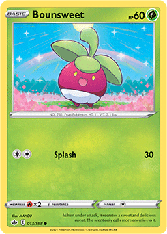 Bounsweet 13/198 Pokémon card from Chilling Reign for sale at best price