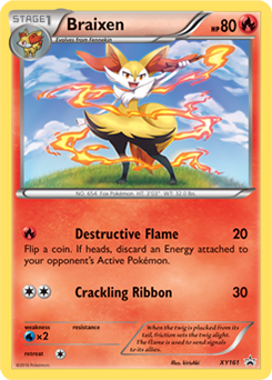 Braixen XY161 Pokémon card from XY Promos for sale at best price