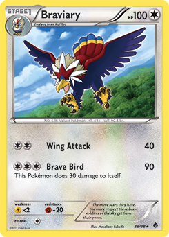 Braviary 88/98 Pokémon card from Emerging Powers for sale at best price