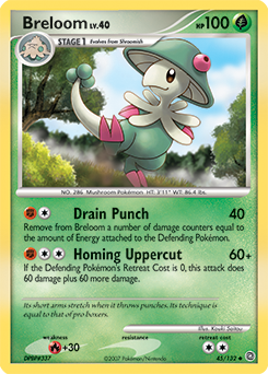 Breloom 45/132 Pokémon card from Secret Wonders for sale at best price