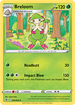 Breloom 5/264 Pokémon card from Fusion Strike for sale at best price