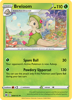 Breloom 004/172 Pokémon card from Brilliant Stars for sale at best price