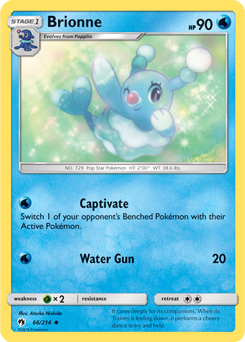 Brionne 66/214 Pokémon card from Lost Thunder for sale at best price