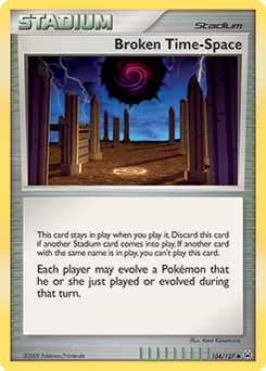 Uncommon Pokémon card Broken Time-Space 104/127 from Platinuim expansion