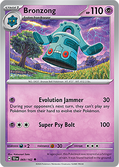 Bronzong 69/162 Pokémon card from Temporal Forces for sale at best price