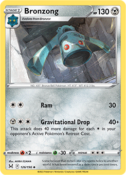 Bronzong 126/196 Pokémon card from Lost Origin for sale at best price
