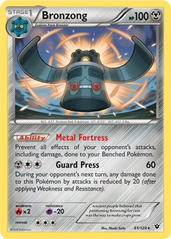 Bronzong 61/124 Pokémon card from Fates Collide for sale at best price