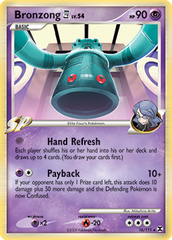 Bronzong Pokémon 4 16/111 Pokémon card from Rising Rivals for sale at best price