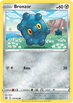 Bronzor 101/163 Pokémon card from Battle Styles for sale at best price