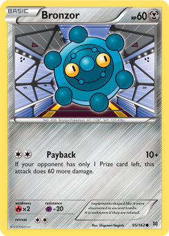 Bronzor 95/162 Pokémon card from Breakthrough for sale at best price
