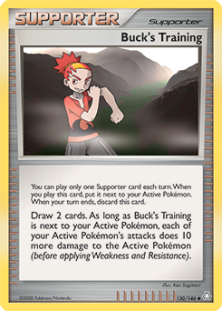 Buck's Training 130/146 Pokémon card from Legends Awakened for sale at best price