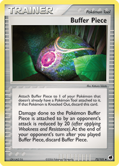 Buffer Piece 72/101 Pokémon card from Ex Dragon Frontiers for sale at best price