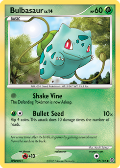 Bulbasaur 77/132 Pokémon card from Secret Wonders for sale at best price