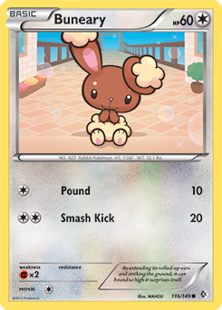 Buneary 116/149 Pokémon card from Boundaries Crossed for sale at best price