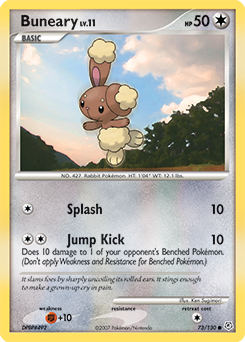 Buneary 73/130 Pokémon card from Diamond & Pearl for sale at best price
