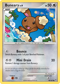 Common Pokémon card Buneary 94/147 from Supreme Victors expansion