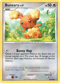 Carte Pokémon Buneary 55/99 de la série Arceus en vente au meilleur prix