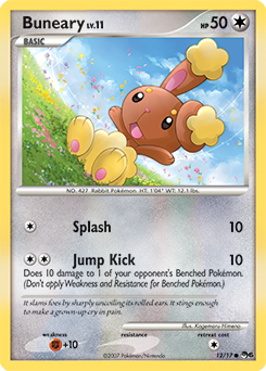 Carte Pokémon Buneary 12/17 de la série POP 6 en vente au meilleur prix
